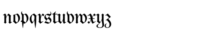 Jornada Blackletter Book Font LOWERCASE