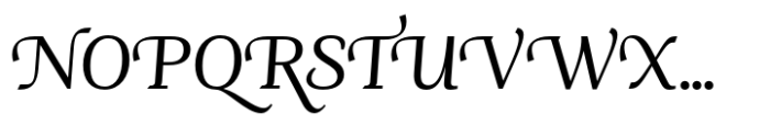 Jornada Chancery Book Font UPPERCASE