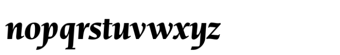 Jornada Chancery Heavy Font LOWERCASE