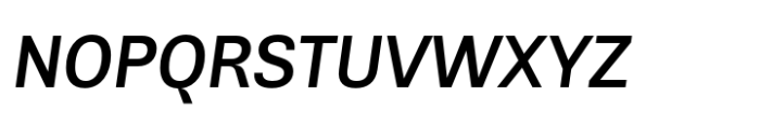 Jornada Sans Medium Italic Font UPPERCASE