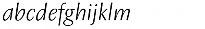 Josef Sans Light Italic Font LOWERCASE