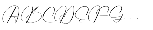 Josephine Octavia Regular Font UPPERCASE