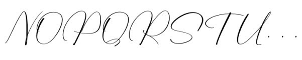 Josephine Octavia Regular Font UPPERCASE