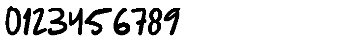 Jotable Bold Font OTHER CHARS