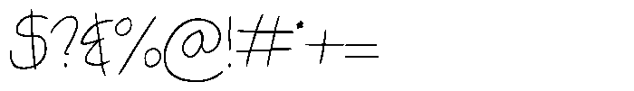 Jotable Extra Light Font OTHER CHARS