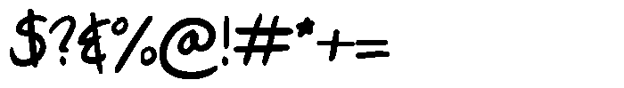 Jotable Semi Bold Font OTHER CHARS