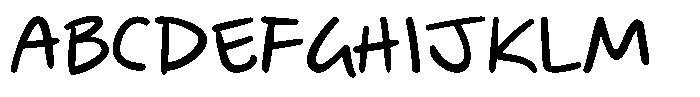 Jotable Semi Bold Font UPPERCASE