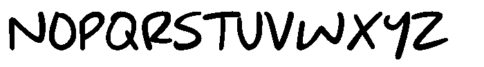 Jotable Semi Bold Font UPPERCASE