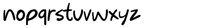 Jotable Semi Bold Font LOWERCASE