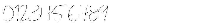 Jotable Thin Font OTHER CHARS