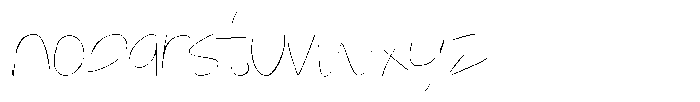 Jotable Thin Font LOWERCASE