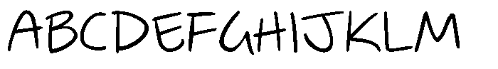Jotable Variable Font UPPERCASE