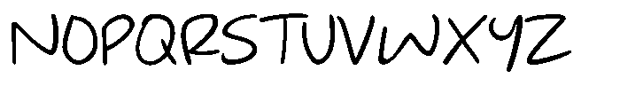 Jotable Variable Font UPPERCASE