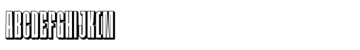 Joughn Extrude Font UPPERCASE