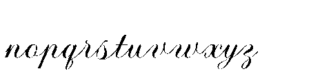Jouncy Font LOWERCASE