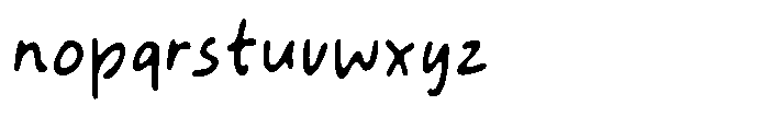 Journal Book Light Font LOWERCASE