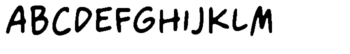 Journal Book Regular Font UPPERCASE
