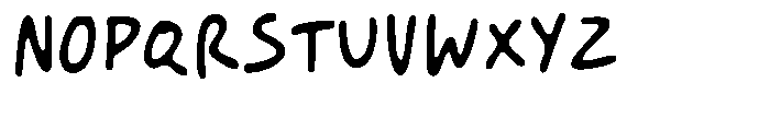 Journal Book Regular Font UPPERCASE