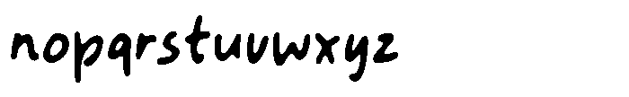 Journal Book Regular Font LOWERCASE