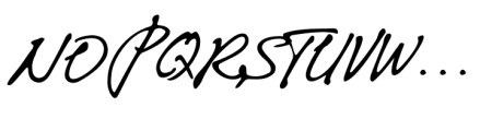 Journey Signature Regular Font UPPERCASE