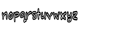 Journey Whiskers Regular Font LOWERCASE