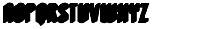 Journeyman Silhouette Font LOWERCASE