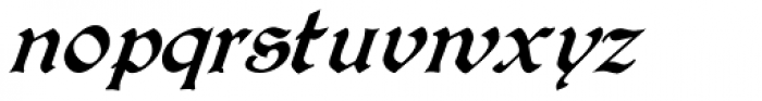 Joyeuse Italic Font LOWERCASE
