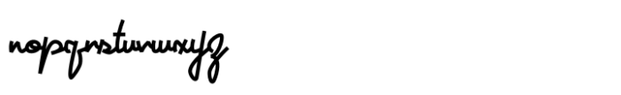 Joyeux Script Bold Font LOWERCASE
