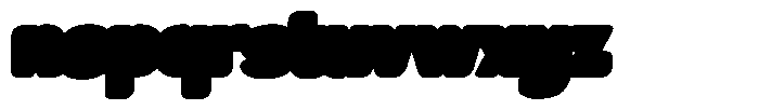 Joyfair Shadow Font LOWERCASE
