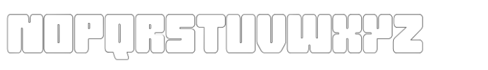 Joygist Outline Font UPPERCASE