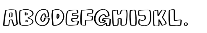 Joyland Outline Font UPPERCASE