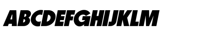 Joyse Classic Black Italic Font UPPERCASE