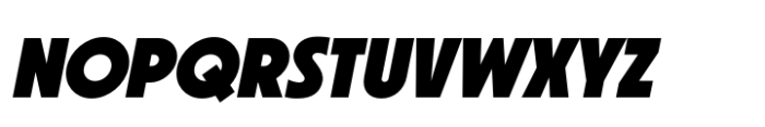 Joyse Classic Black Italic Font UPPERCASE