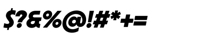 Joyse Classic Extrabold Italic Font OTHER CHARS