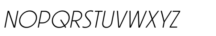 Joyse Classic Thin Italic Font UPPERCASE