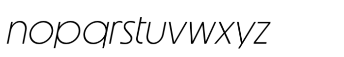 Joyse Classic Thin Italic Font LOWERCASE