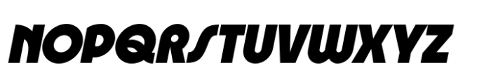 Joyse Smooth Black Italic Font UPPERCASE