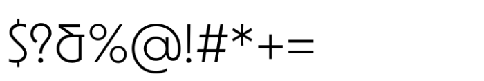 Joyse Smooth Extralight Font OTHER CHARS
