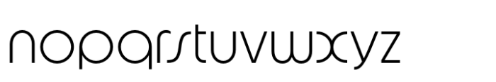 Joyse Smooth Extralight Font LOWERCASE