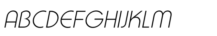 Joyse Smooth Thin Italic Font UPPERCASE