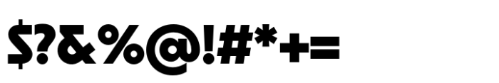Joyse Straight Extrabold Font OTHER CHARS
