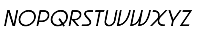 Joyse Straight Light Italic Font UPPERCASE