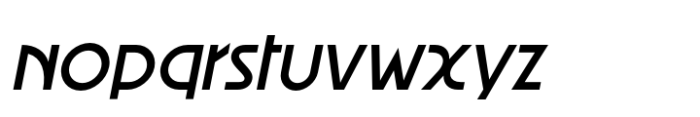 Joyse Straight Regular Italic Font LOWERCASE