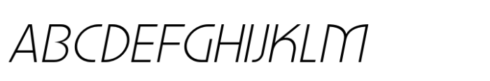 Joyse Straight Thin Italic Font UPPERCASE