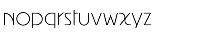Joyse Straight Thin Font LOWERCASE