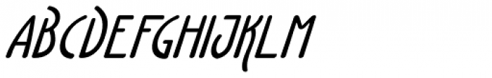 Joyvrie Oblique Font UPPERCASE