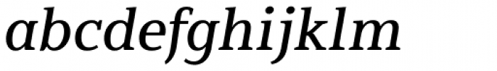 Jozef Medium Italic Font LOWERCASE