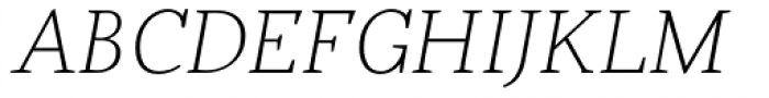 Jozef Thin Italic Font UPPERCASE