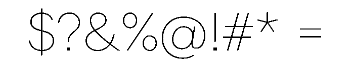 Jokker TRIAL Thin Instance Font OTHER CHARS
