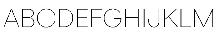 Jokker TRIAL Thin Instance Font UPPERCASE